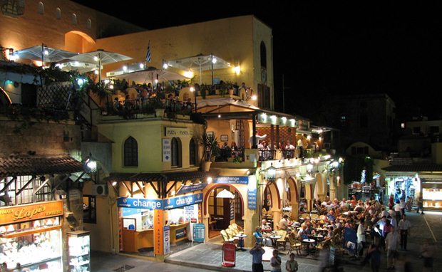 Taverns in Hippocrates Square