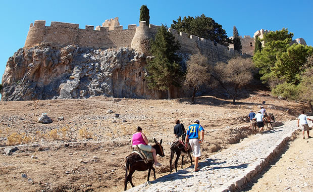 Donkey Rides in Lindos